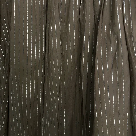 Express Brown A-Line Skirt with Tan Waistband - Picture 2 of 4